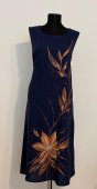 Rochie bleumarin-Florea aramie