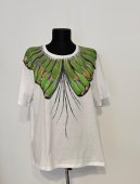 Tricou alb   Imbratisare de fluture