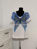 Tricou alb  Fluturica Hope