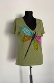 Tricou verde fistic    Fru-Fru Libelina